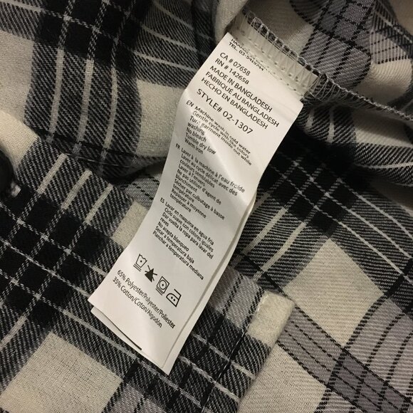 Streetwear Society Boxy Cropped Plaid Button Down Shirt - Picture 11 of 16